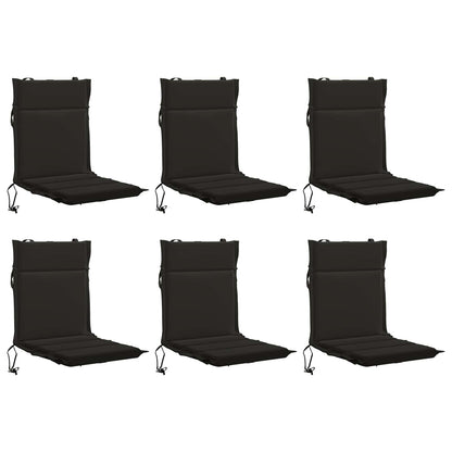 vidaXL 6-Piece High Back Chair Cushions GEMERT 6 pcs 100% Polyester