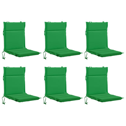 vidaXL 6-Piece High Back Chair Cushions GEMERT 6 pcs 100% Polyester