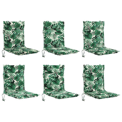 vidaXL 6-Piece High Back Chair Cushions GEMERT 6 pcs 100% Polyester