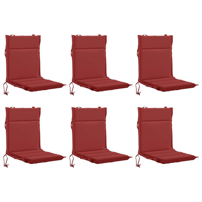 vidaXL 6-Piece High Back Chair Cushions GEMERT 6 pcs 100% Polyester
