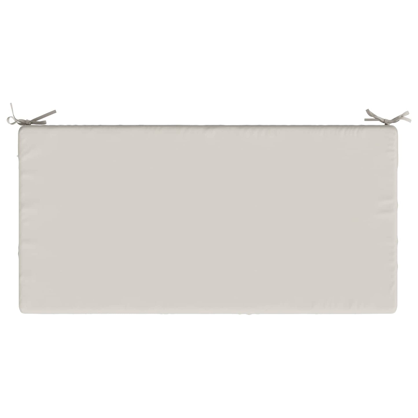 vidaXL Seat Cushion SOEST 100% Polyester White 120 x 60 x 15 cm