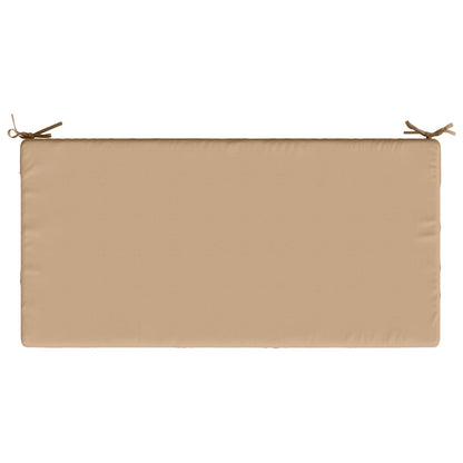 vidaXL Seat Cushion SOEST 100% Polyester Sand 120 x 60 x 15 cm