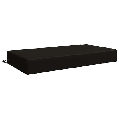 vidaXL Seat Cushion SOEST 100% Polyester Black 120 x 60 x 15 cm