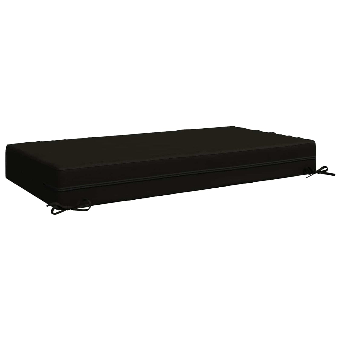 vidaXL Seat Cushion SOEST 100% Polyester Black 120 x 60 x 15 cm