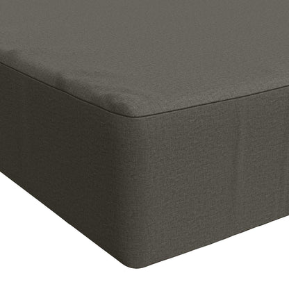 vidaXL Seat Cushion SOEST 100% Polyester Grey 120 x 60 x 15 cm