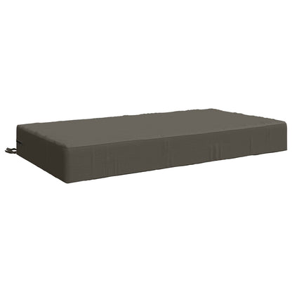 vidaXL Seat Cushion SOEST 100% Polyester Grey 120 x 60 x 15 cm