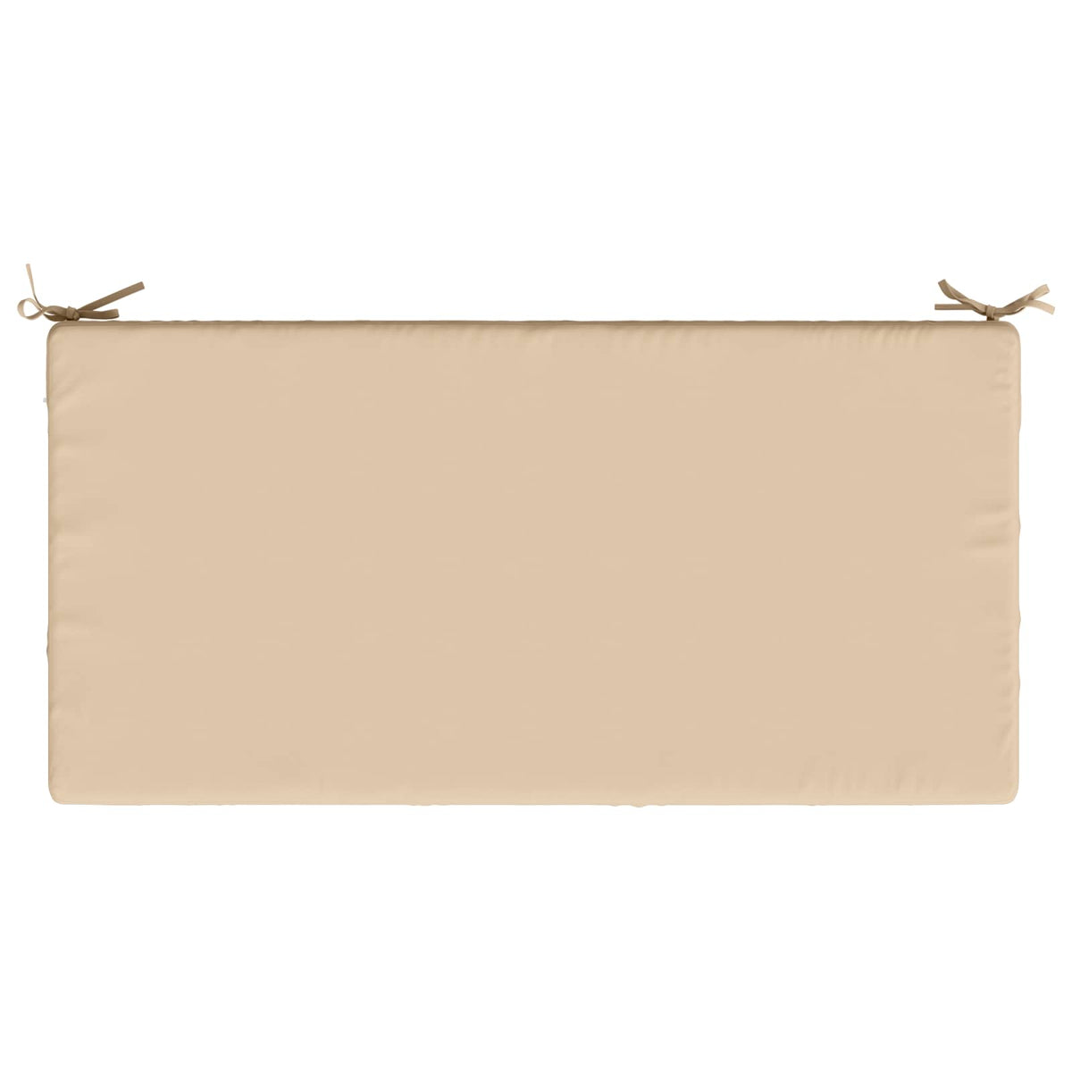 vidaXL Seat Cushion SOEST 100% Polyester Cream 120 x 60 x 15 cm