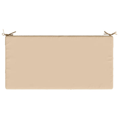 vidaXL Seat Cushion SOEST 100% Polyester Cream 120 x 60 x 15 cm