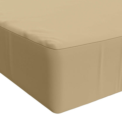 vidaXL Seat Cushion SOEST 100% Polyester Beige 120 x 60 x 15 cm