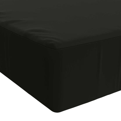 vidaXL Seat Cushion SOEST 100% Polyester Black 120 x 60 x 15 cm