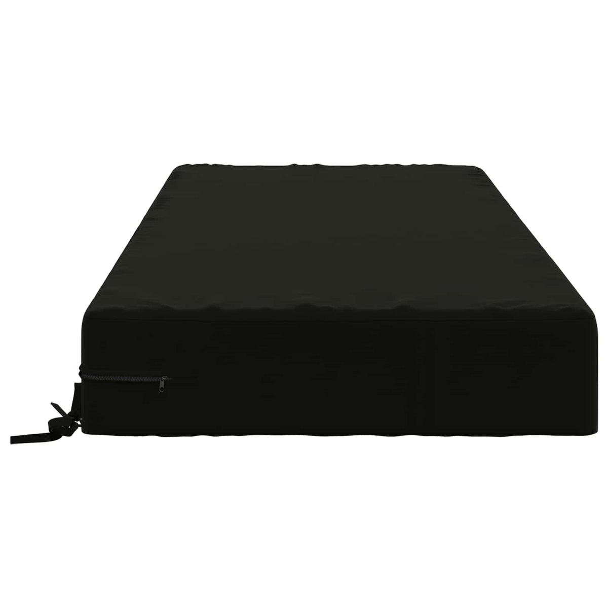 vidaXL Seat Cushion SOEST 100% Polyester Black 120 x 60 x 15 cm