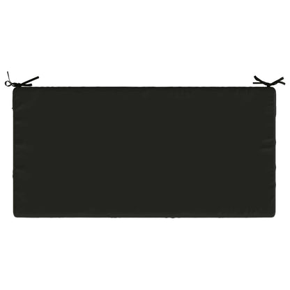 vidaXL Seat Cushion SOEST 100% Polyester Black 120 x 60 x 15 cm