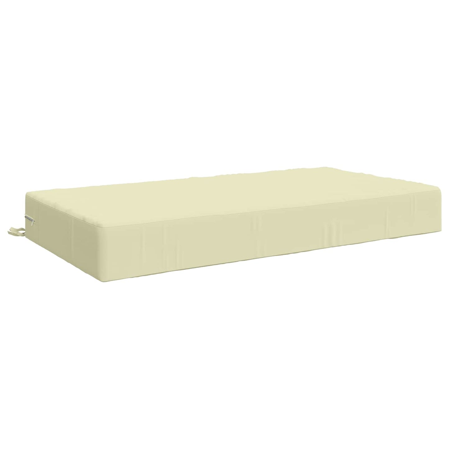 vidaXL Seat Cushion SOEST 100% Polyester Cream 120 x 60 x 15 cm