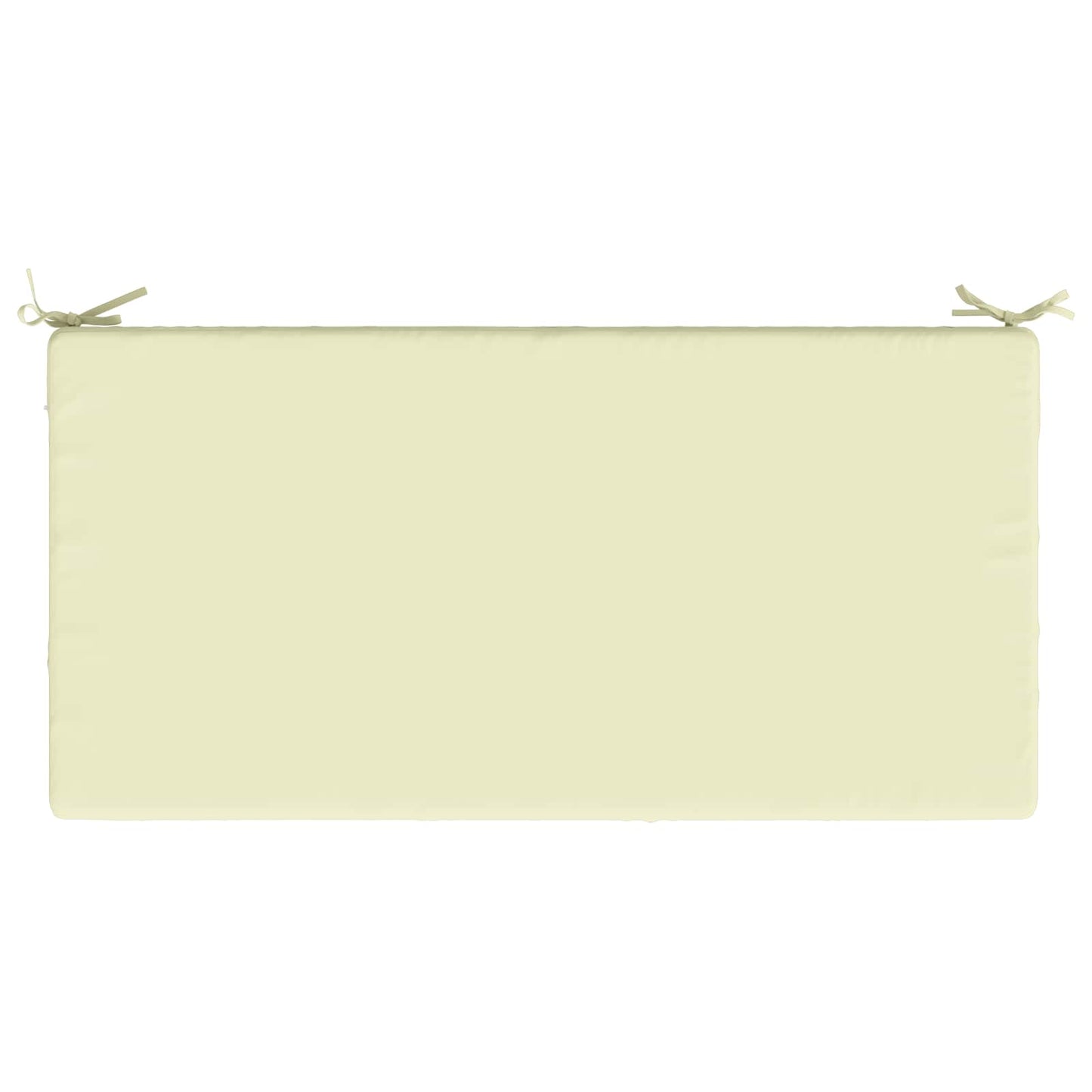 vidaXL Seat Cushion SOEST 100% Polyester Cream 120 x 60 x 15 cm