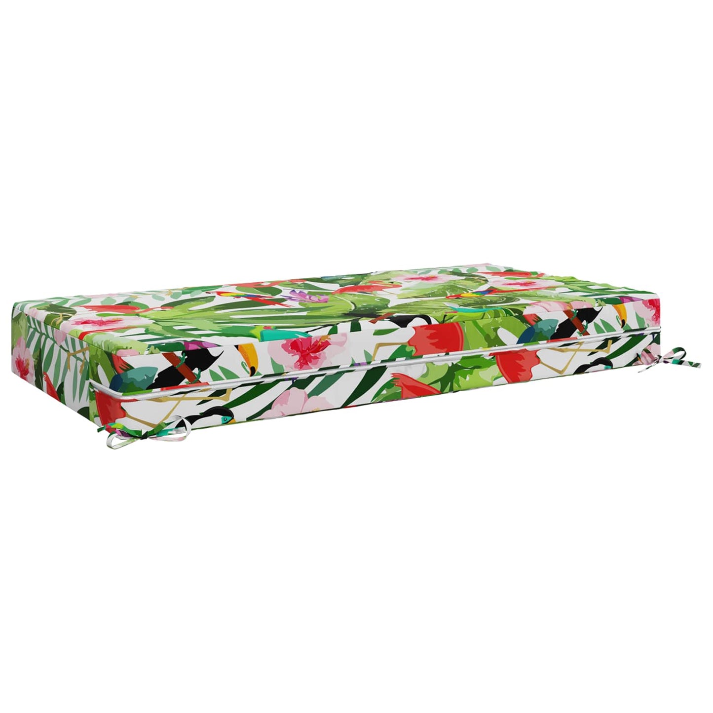 vidaXL Seat Cushion SOEST 100% Polyester Multicolour 120 x 60 x 15 cm