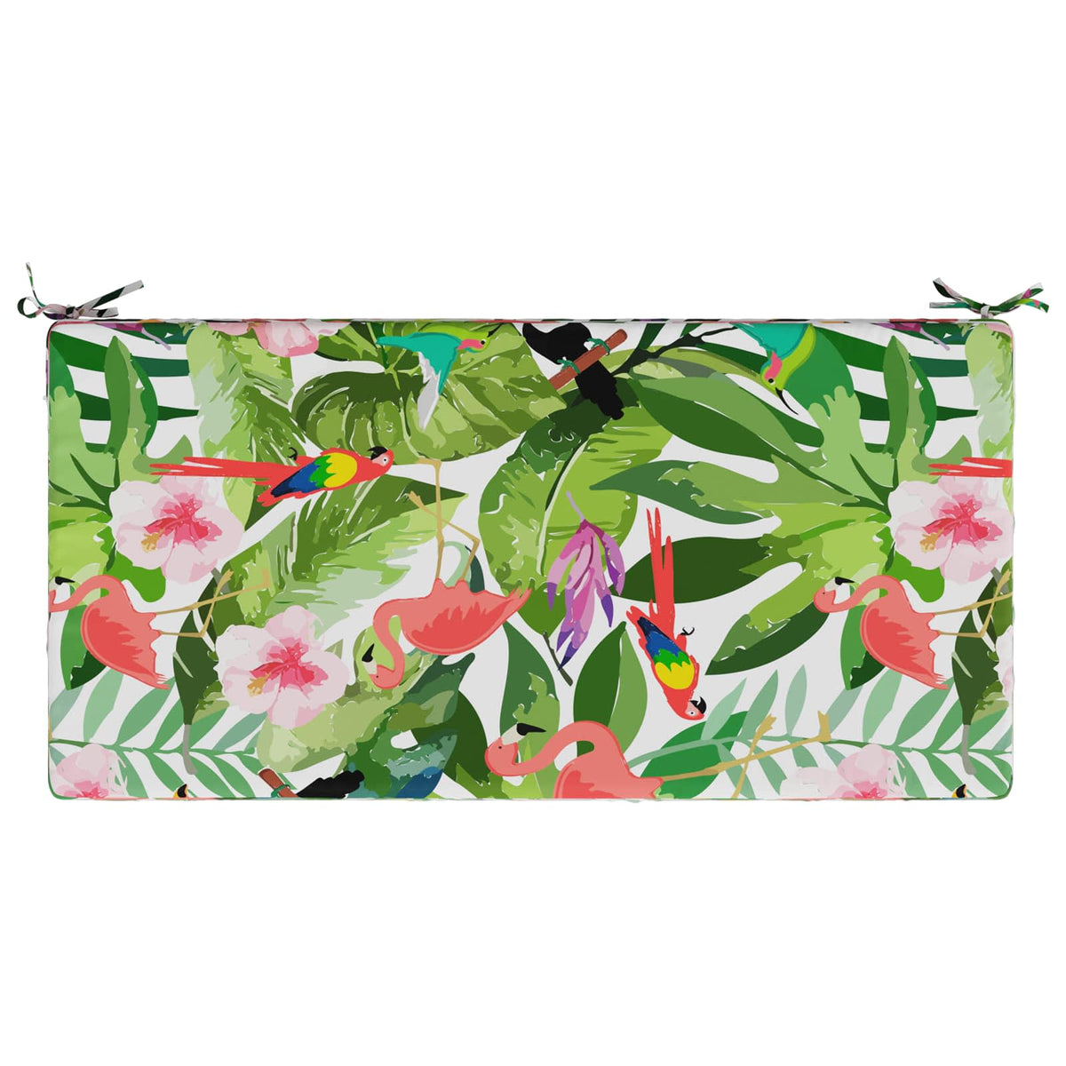 vidaXL Seat Cushion SOEST 100% Polyester Multicolour 120 x 60 x 15 cm