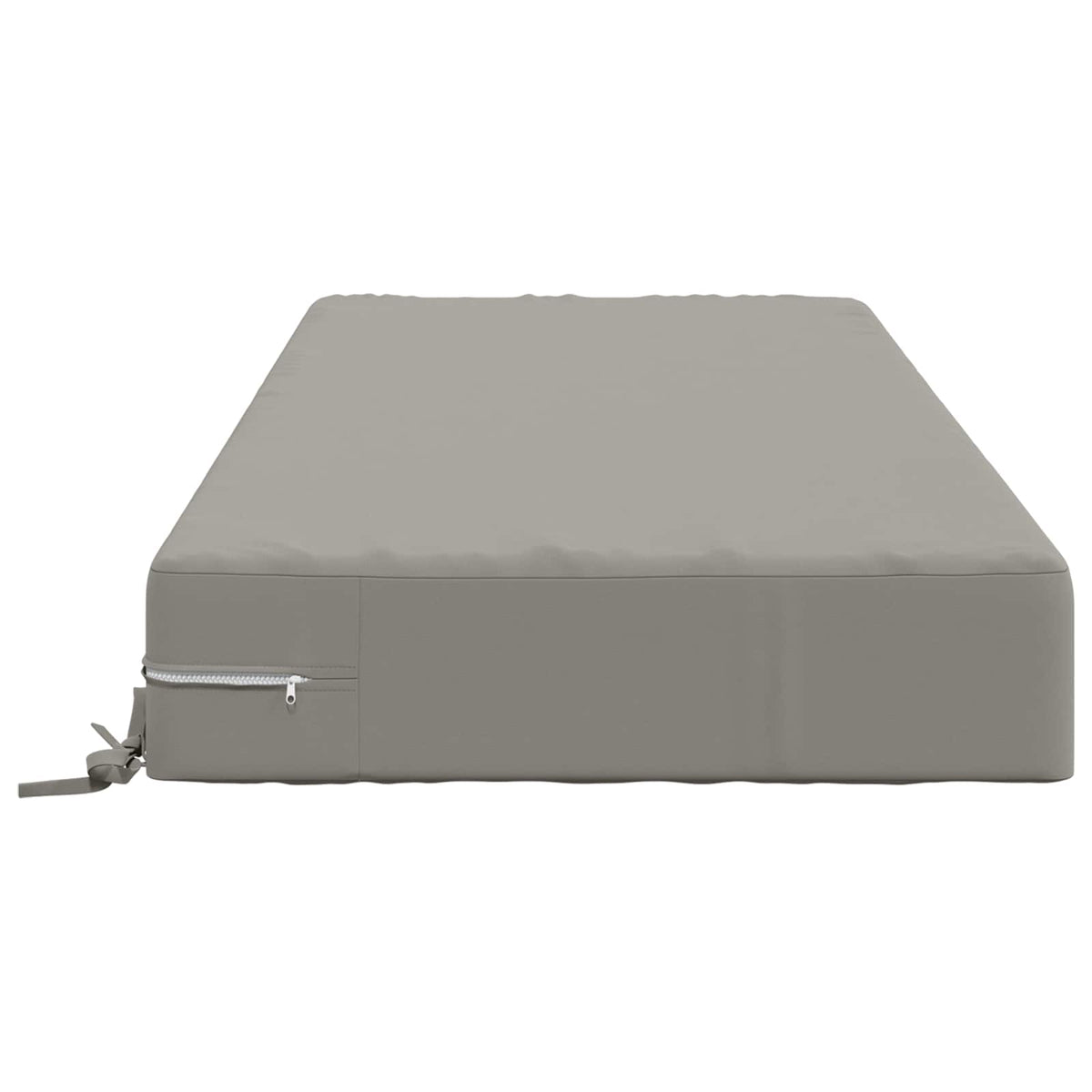 vidaXL Seat Cushion SOEST 100% Polyester Grey 120 x 60 x 15 cm