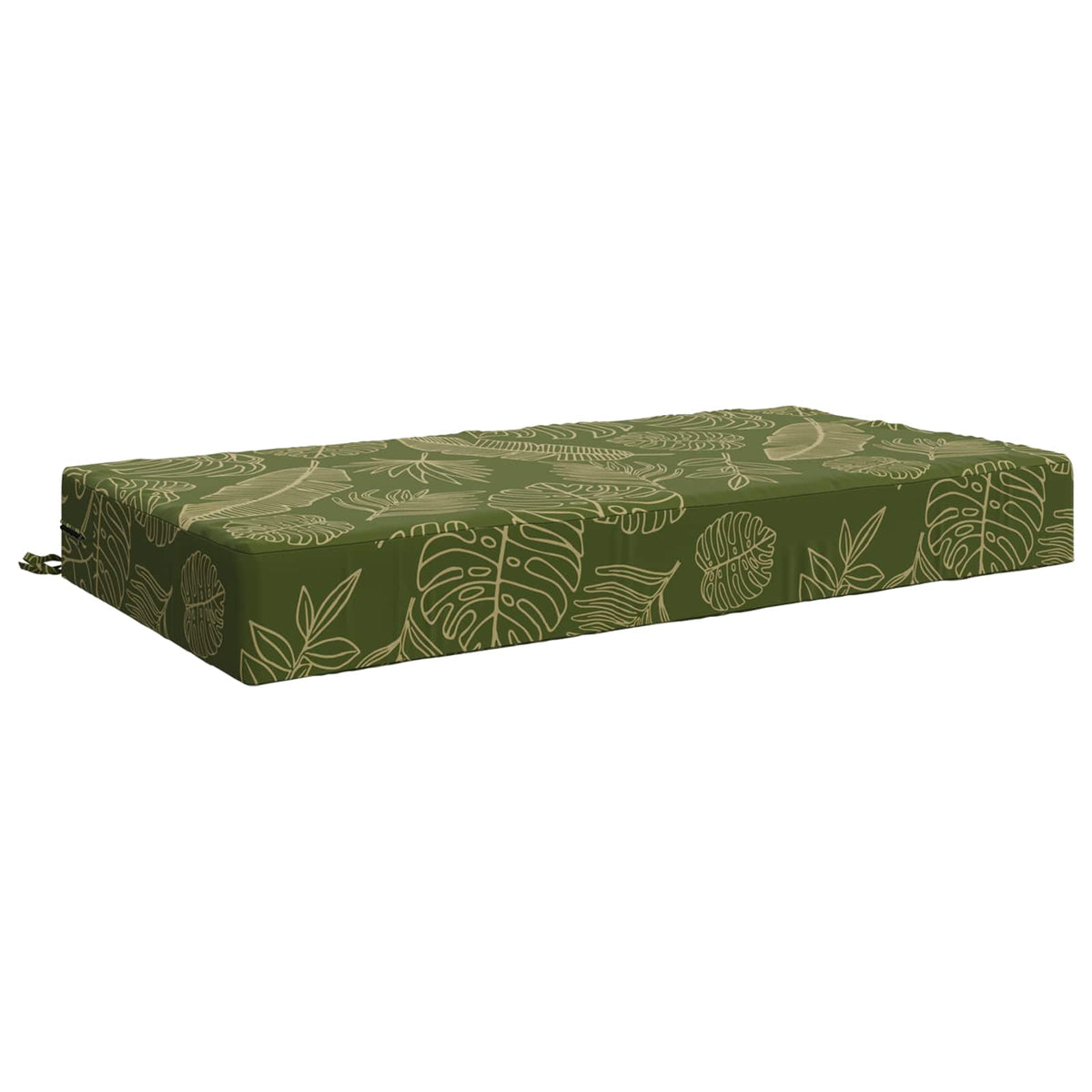 vidaXL Seat Cushion SOEST 100% Polyester Leaf design 120 x 60 x 15 cm