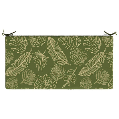 vidaXL Seat Cushion SOEST 100% Polyester Leaf design 120 x 60 x 15 cm