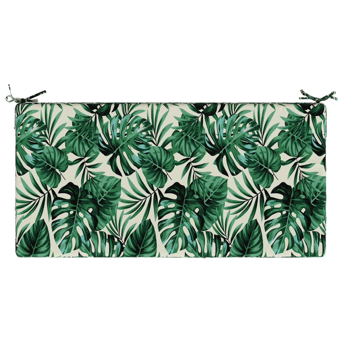 vidaXL Seat Cushion SOEST 100% Polyester Leaf pattern 120 x 60 x 15 cm