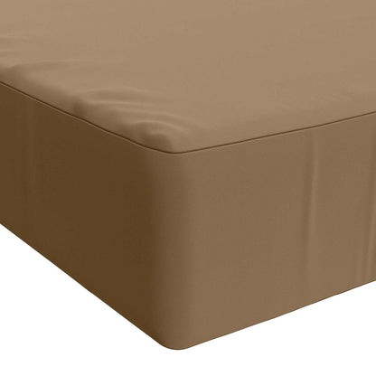 vidaXL Seat Cushion SOEST 100% Polyester Taupe 120 x 60 x 15 cm