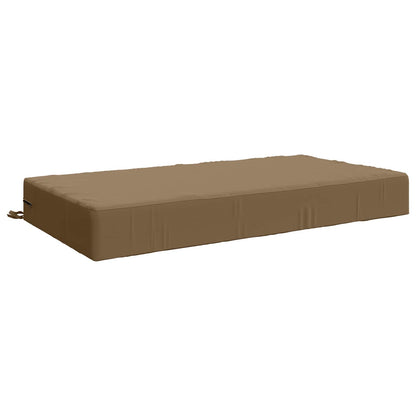 vidaXL Seat Cushion SOEST 100% Polyester Taupe 120 x 60 x 15 cm