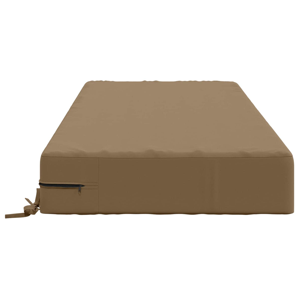 vidaXL Seat Cushion SOEST 100% Polyester Taupe 120 x 60 x 15 cm