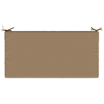 vidaXL Seat Cushion SOEST 100% Polyester Taupe 120 x 60 x 15 cm
