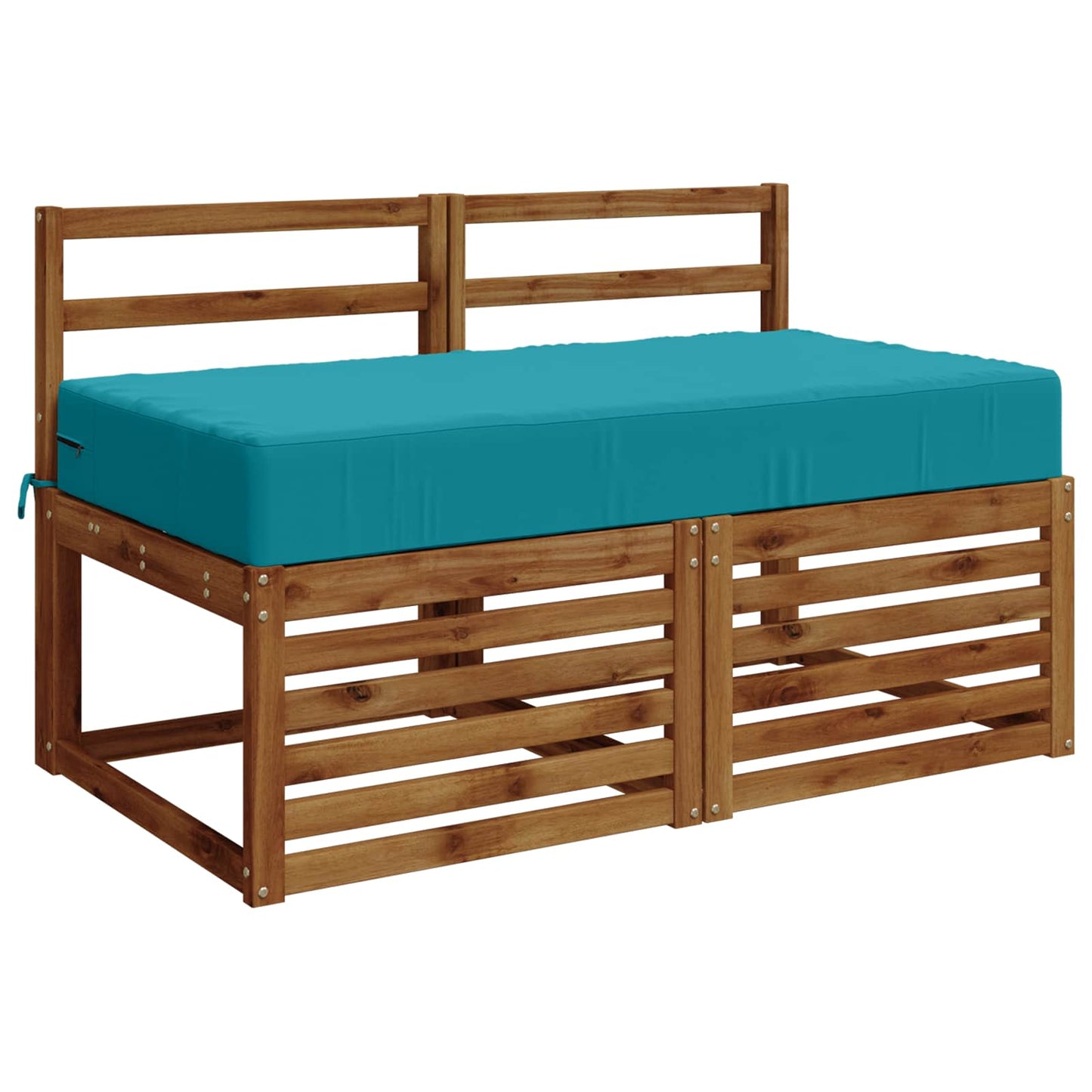 vidaXL Seat Cushion SOEST 100% Polyester Turquoise 120 x 60 x 15 cm