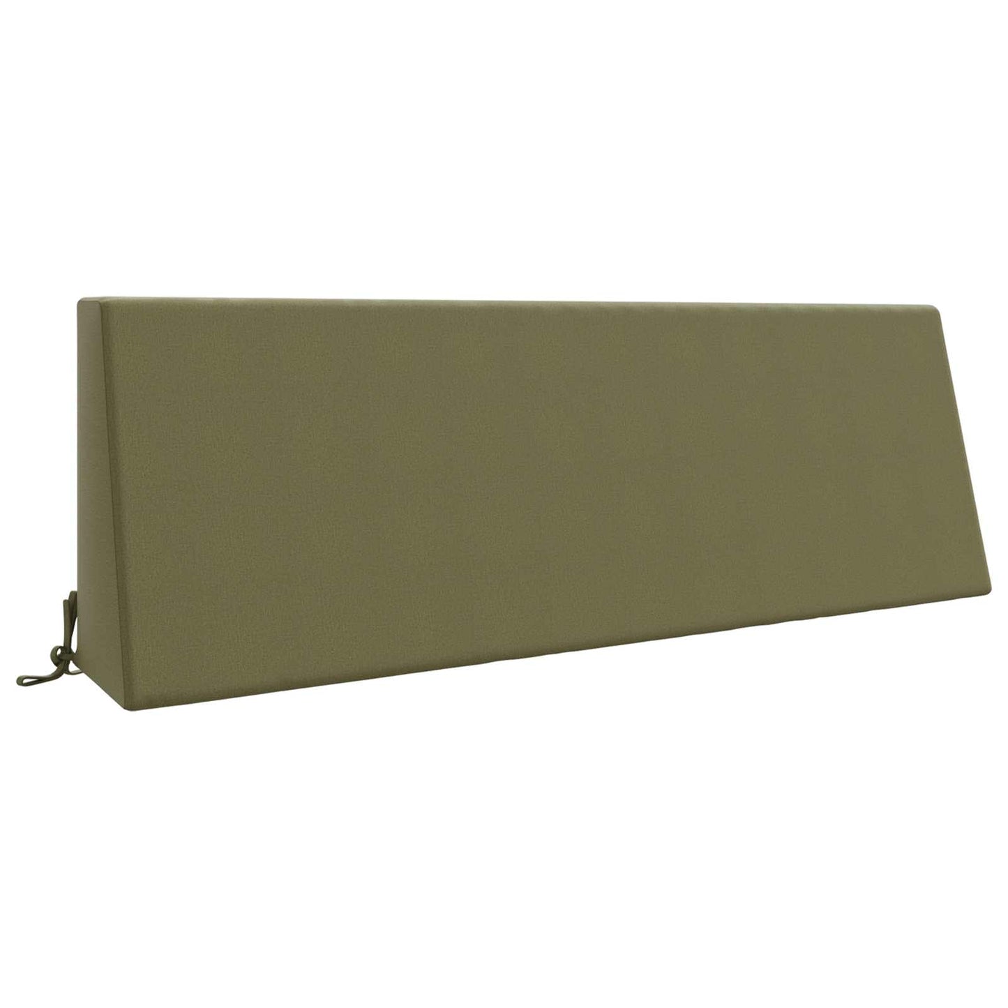vidaXL Back cushion SOEST 100% Polyester Olive green 120 x 20 x 40 cm