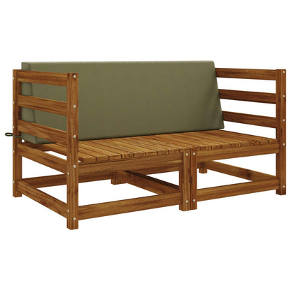 vidaXL Back cushion SOEST 100% Polyester Olive green 120 x 20 x 40 cm