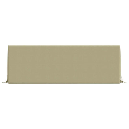 vidaXL Back cushion SOEST 100% Polyester Light green 120 x 20 x 40 cm