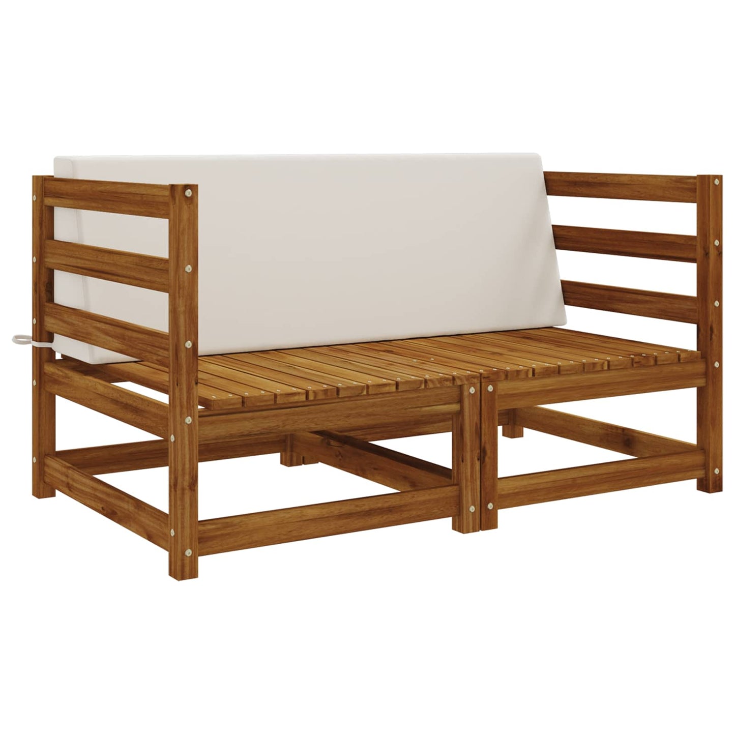vidaXL Back cushion SOEST 100% Polyester White 120 x 20 x 40 cm