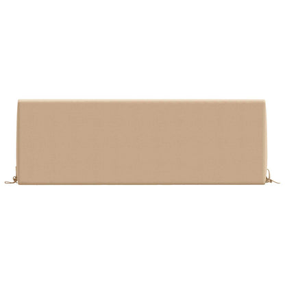 vidaXL Back cushion SOEST 100% Polyester Sand 120 x 20 x 40 cm