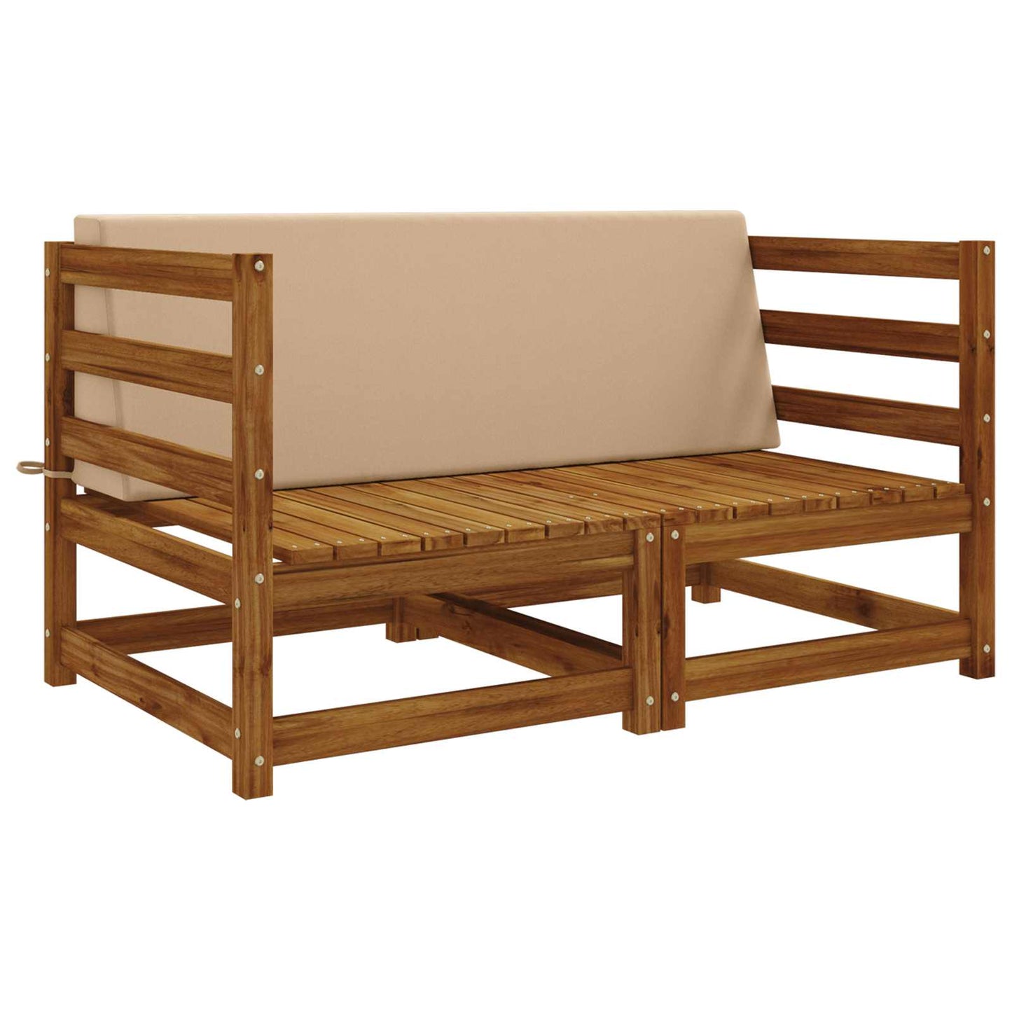 vidaXL Back cushion SOEST 100% Polyester Sand 120 x 20 x 40 cm