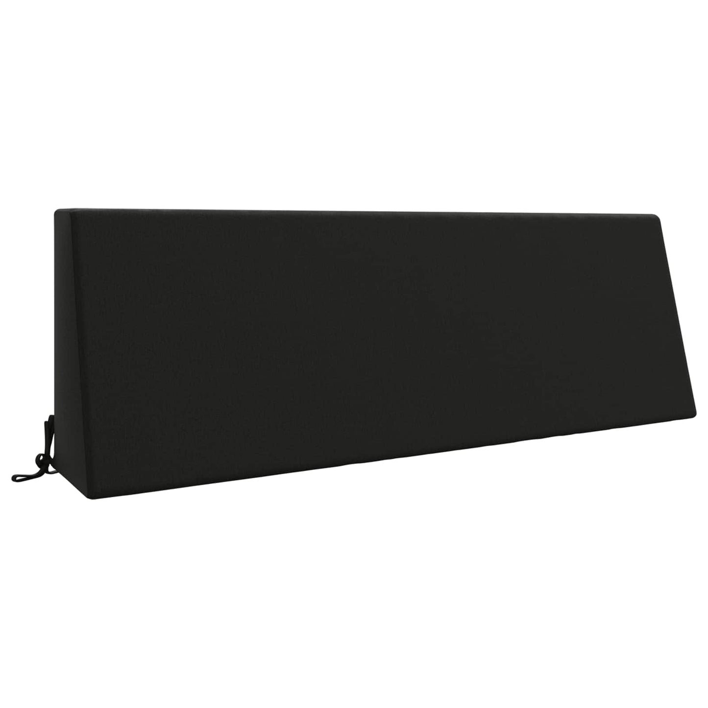 vidaXL Back cushion SOEST 100% Polyester Black 120 x 20 x 40 cm