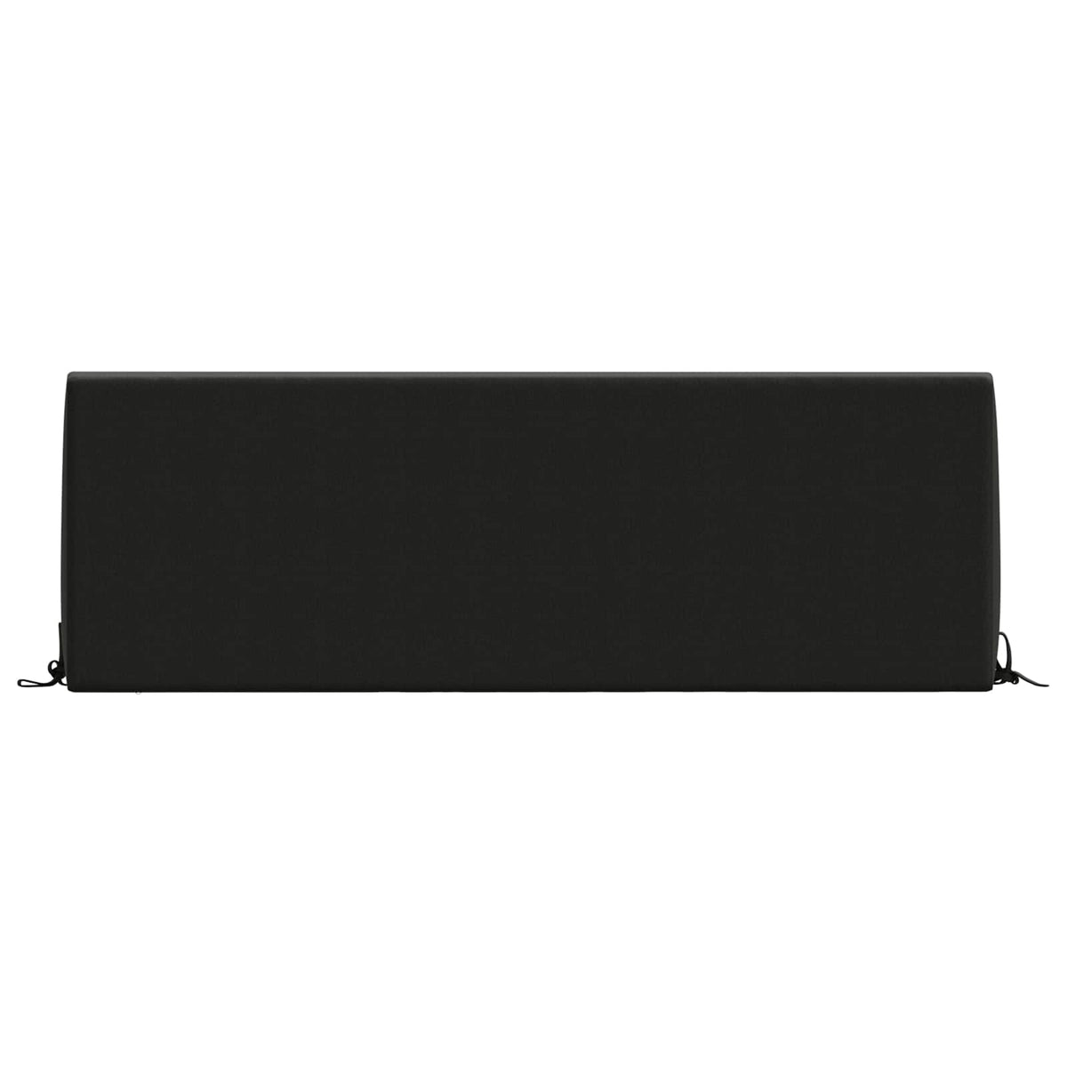vidaXL Back cushion SOEST 100% Polyester Black 120 x 20 x 40 cm