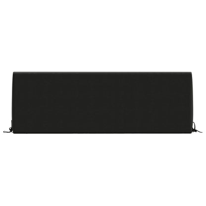vidaXL Back cushion SOEST 100% Polyester Black 120 x 20 x 40 cm
