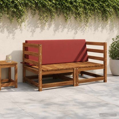 vidaXL Back cushion SOEST 100% Polyester Red 120 x 20 x 40 cm