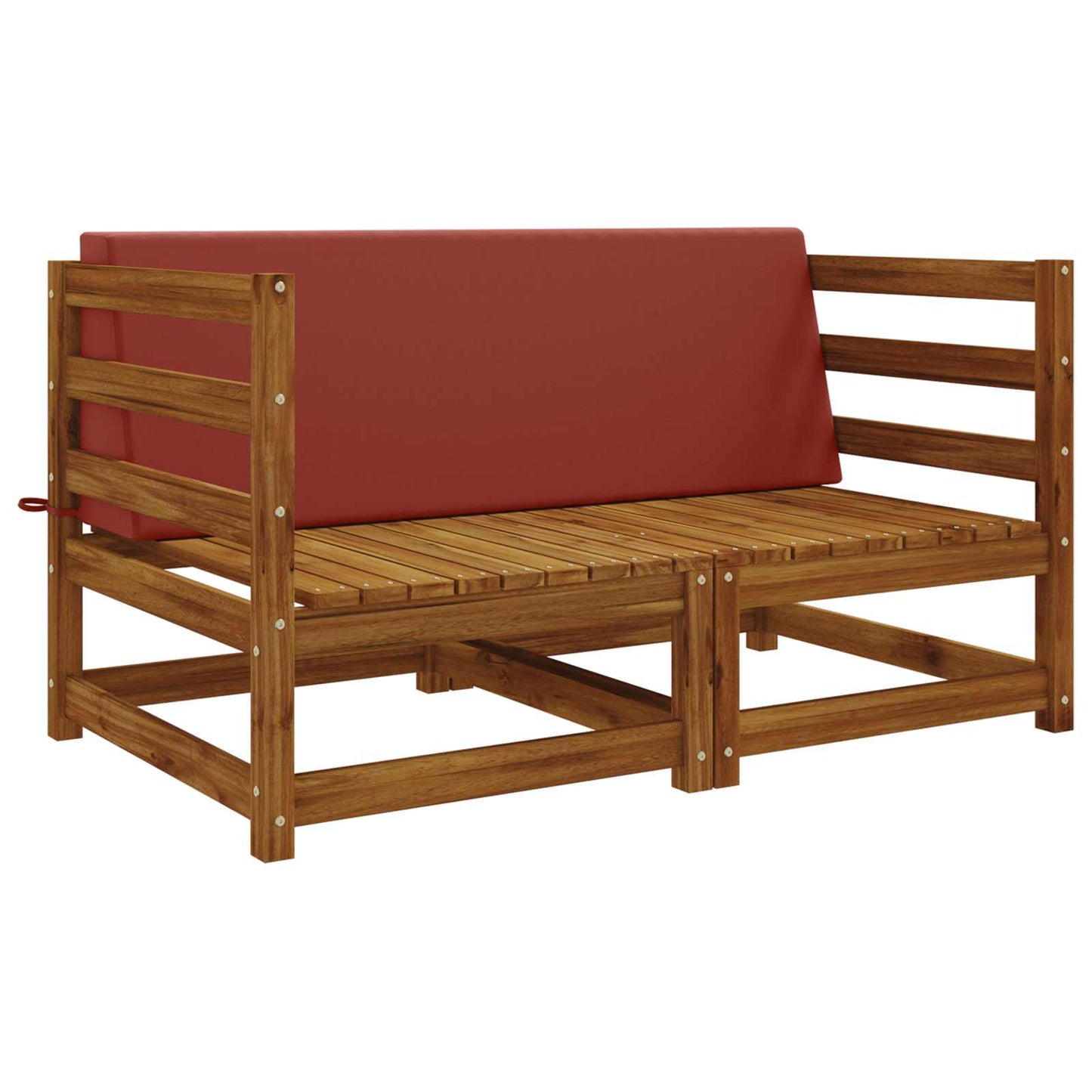 vidaXL Back cushion SOEST 100% Polyester Red 120 x 20 x 40 cm