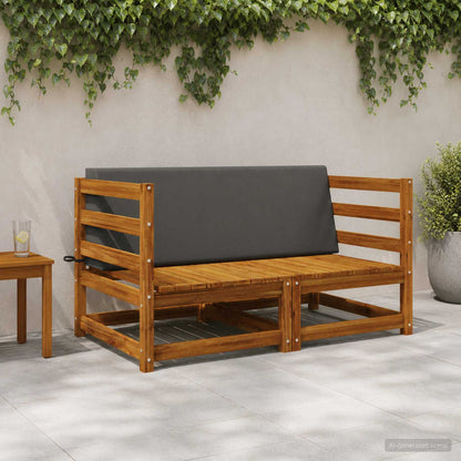 vidaXL Back cushion SOEST 100% Polyester Anthracite 120 x 20 x 40 cm