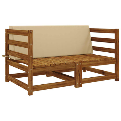 vidaXL Back cushion SOEST 100% Polyester Beige 120 x 20 x 40 cm