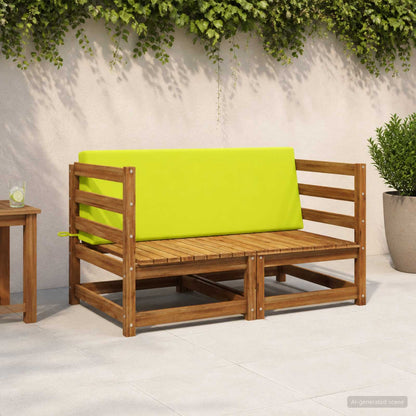 vidaXL Back cushion SOEST 100% Polyester Bright green 120 x 20 x 40 cm