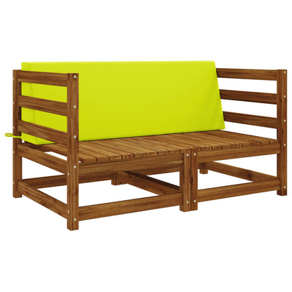 vidaXL Back cushion SOEST 100% Polyester Bright green 120 x 20 x 40 cm