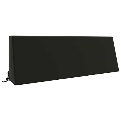 vidaXL Back cushion SOEST 100% Polyester Black 120 x 20 x 40 cm