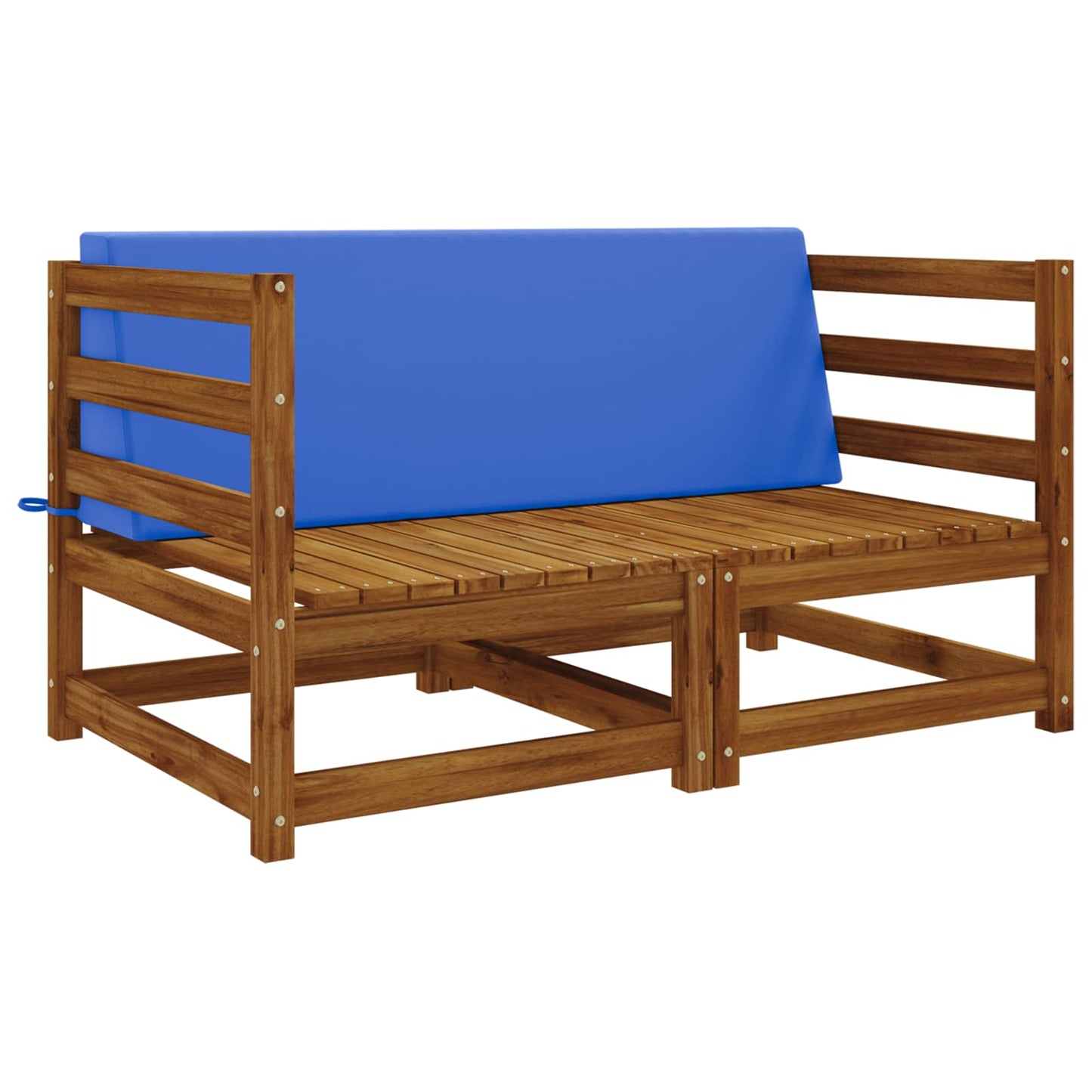 vidaXL Back cushion SOEST 100% Polyester Royal blue 120 x 20 x 40 cm