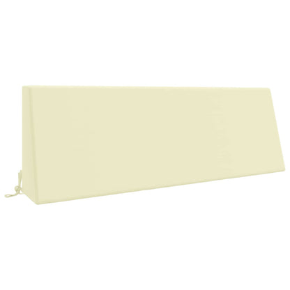 vidaXL Back cushion SOEST 100% Polyester Cream 120 x 20 x 40 cm