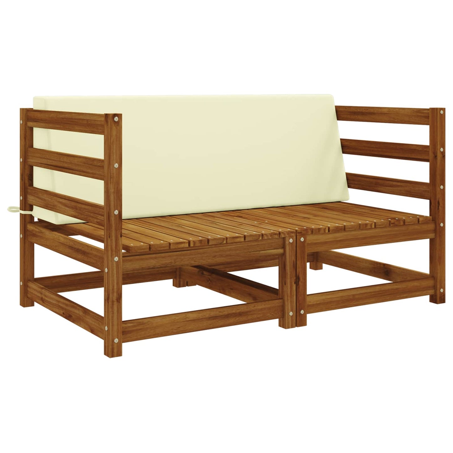 vidaXL Back cushion SOEST 100% Polyester Cream 120 x 20 x 40 cm