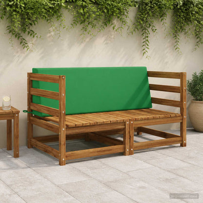 vidaXL Back cushion SOEST 100% Polyester Green 120 x 20 x 40 cm