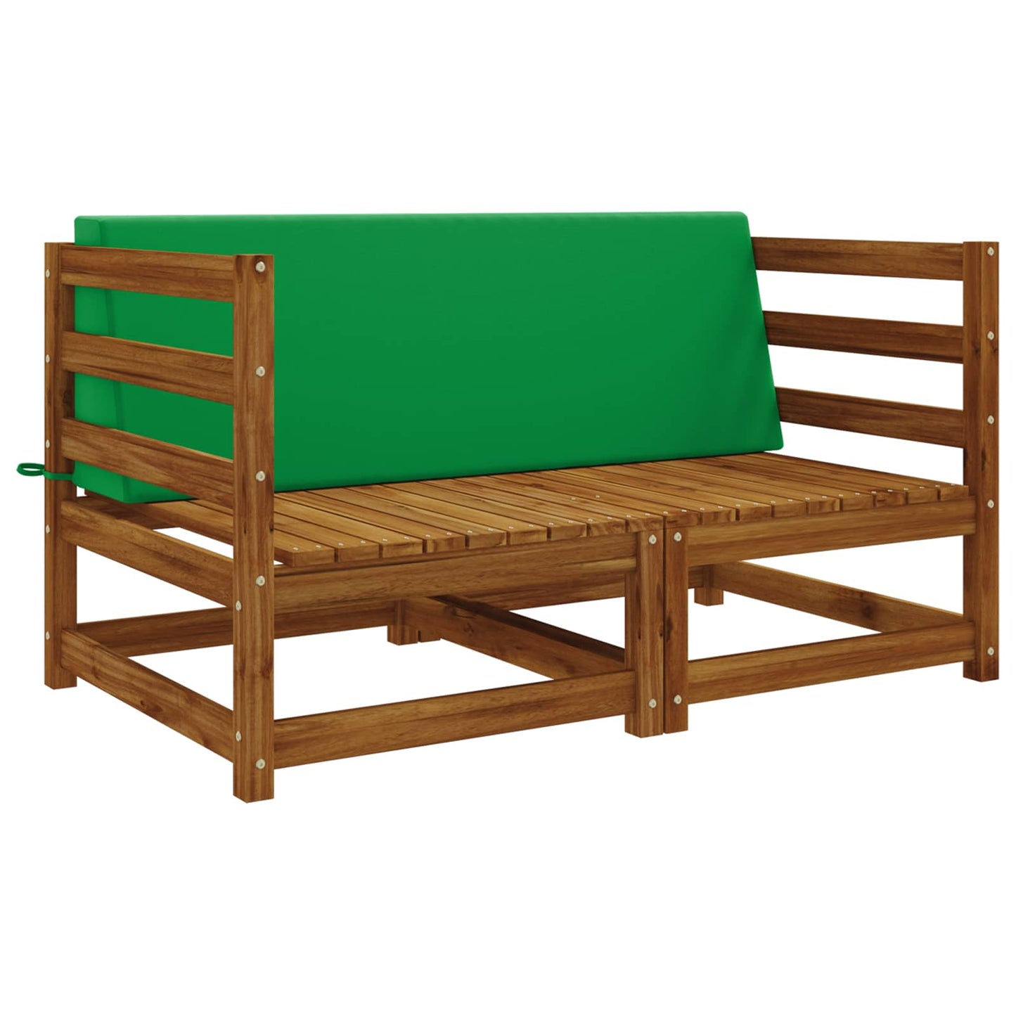 vidaXL Back cushion SOEST 100% Polyester Green 120 x 20 x 40 cm